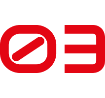 Stylized red digits on black surface
