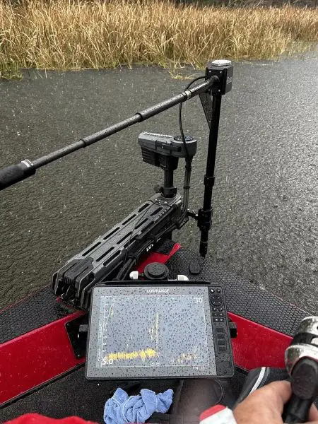Rainy day fishing setup