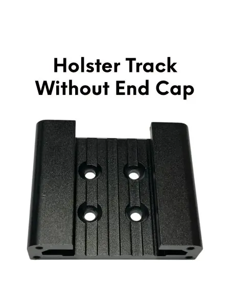 Holster mounting track component
