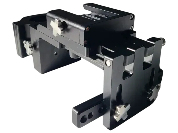 Adjustable metal mounting hardware