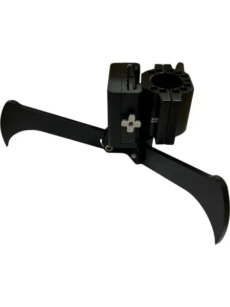 Adjustable tool with curved arms.