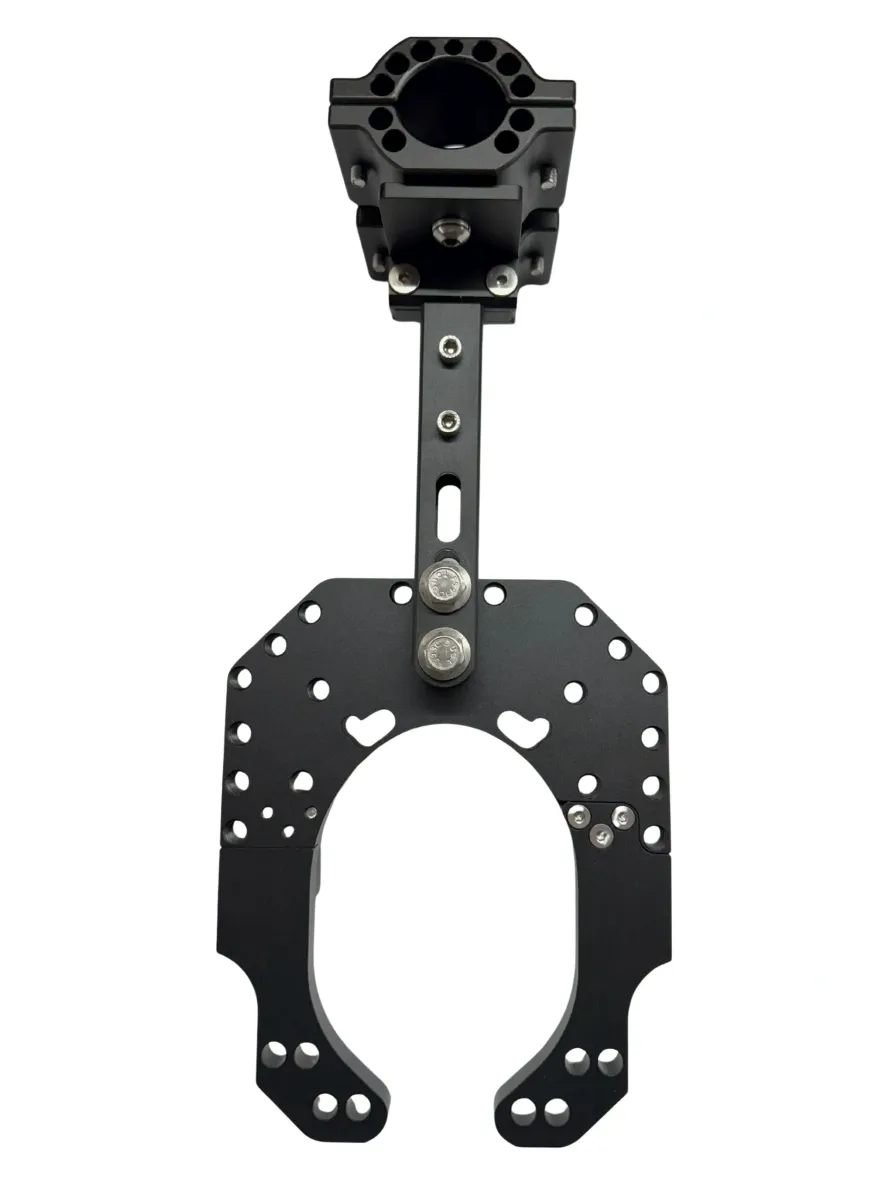 Black metal mechanical part