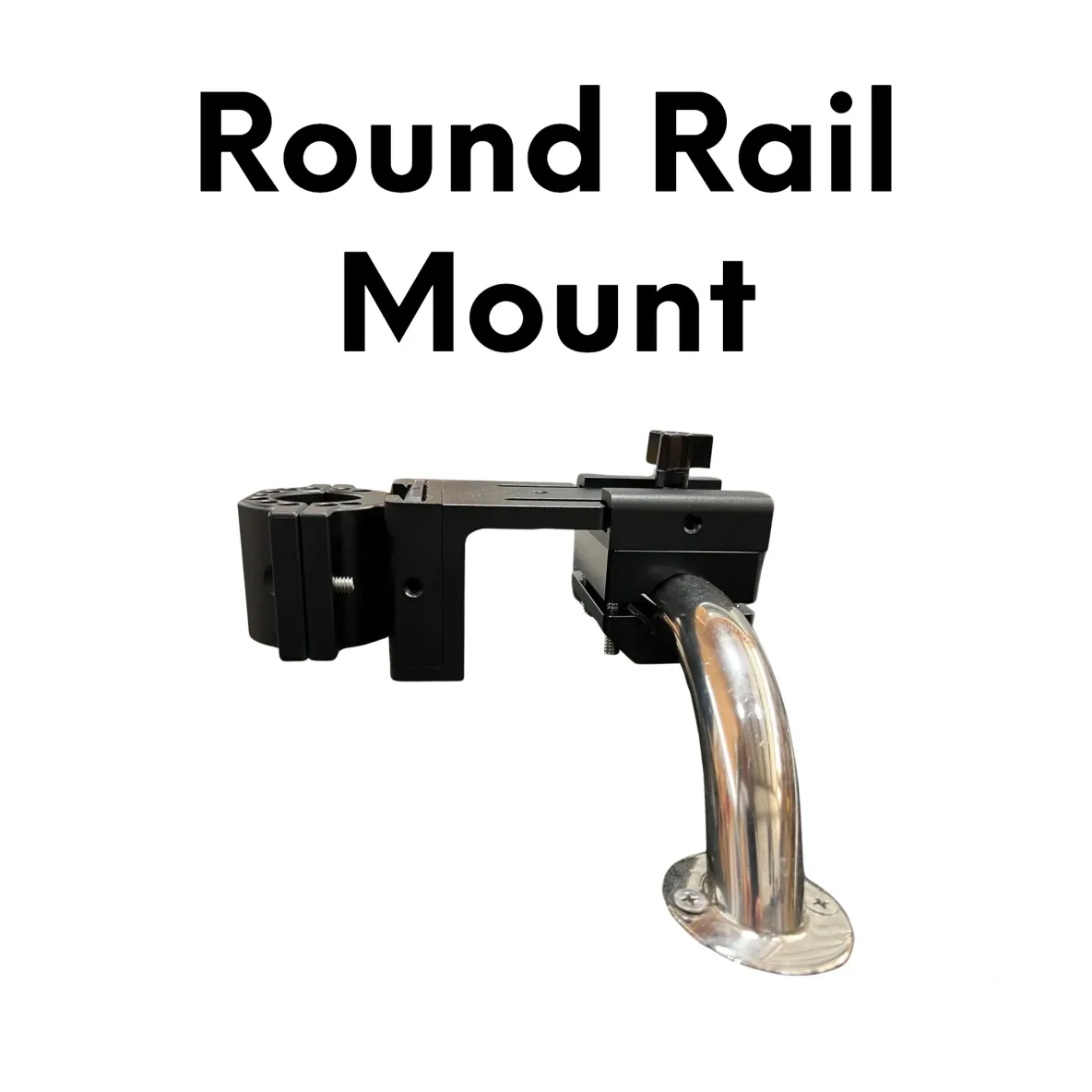 Round rail mount hardware