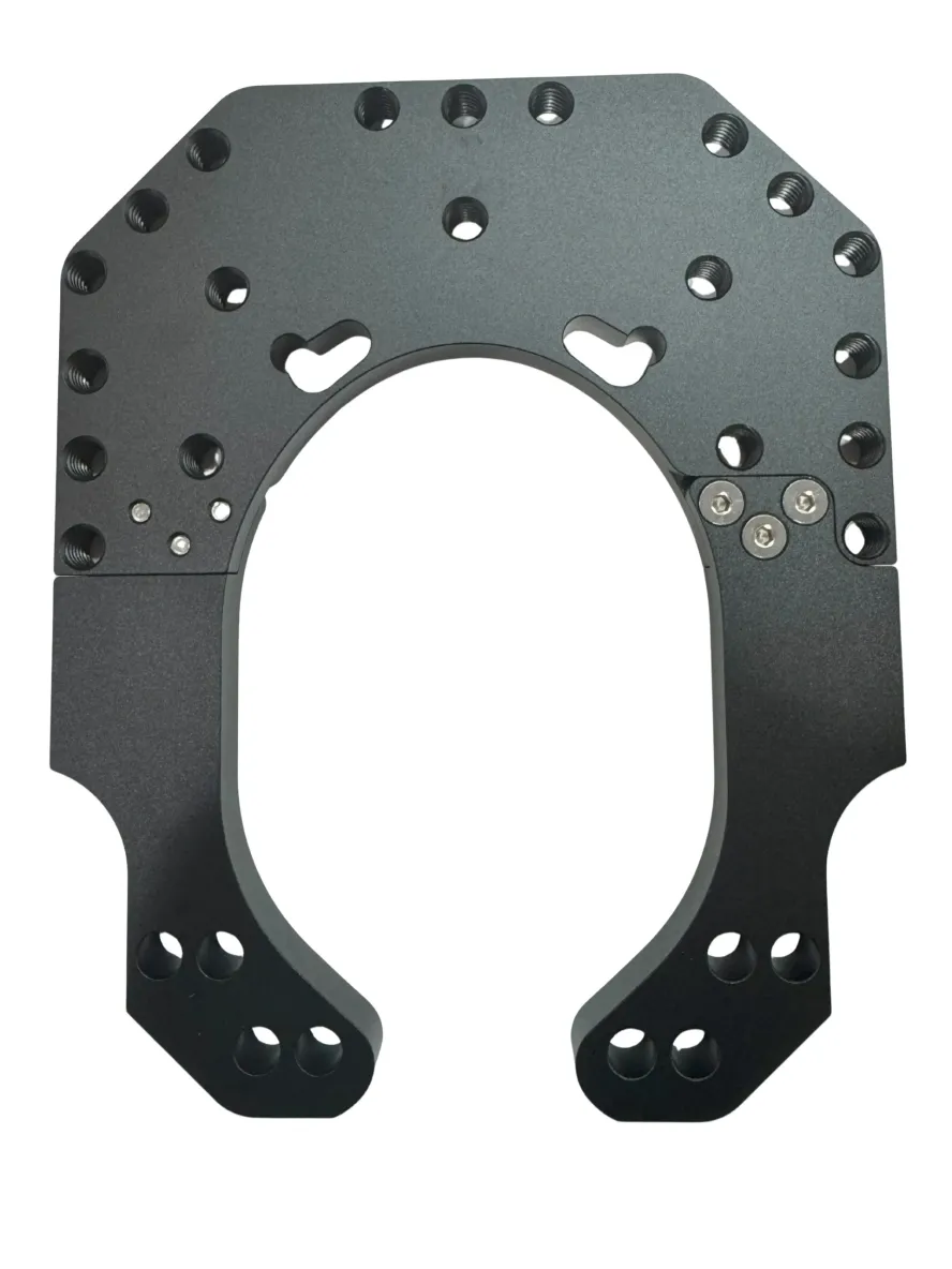 Industrial metal component with screws